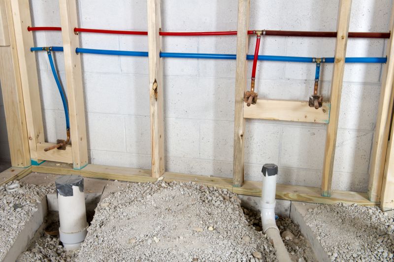 Plumbing Pipes in Wall Cavity